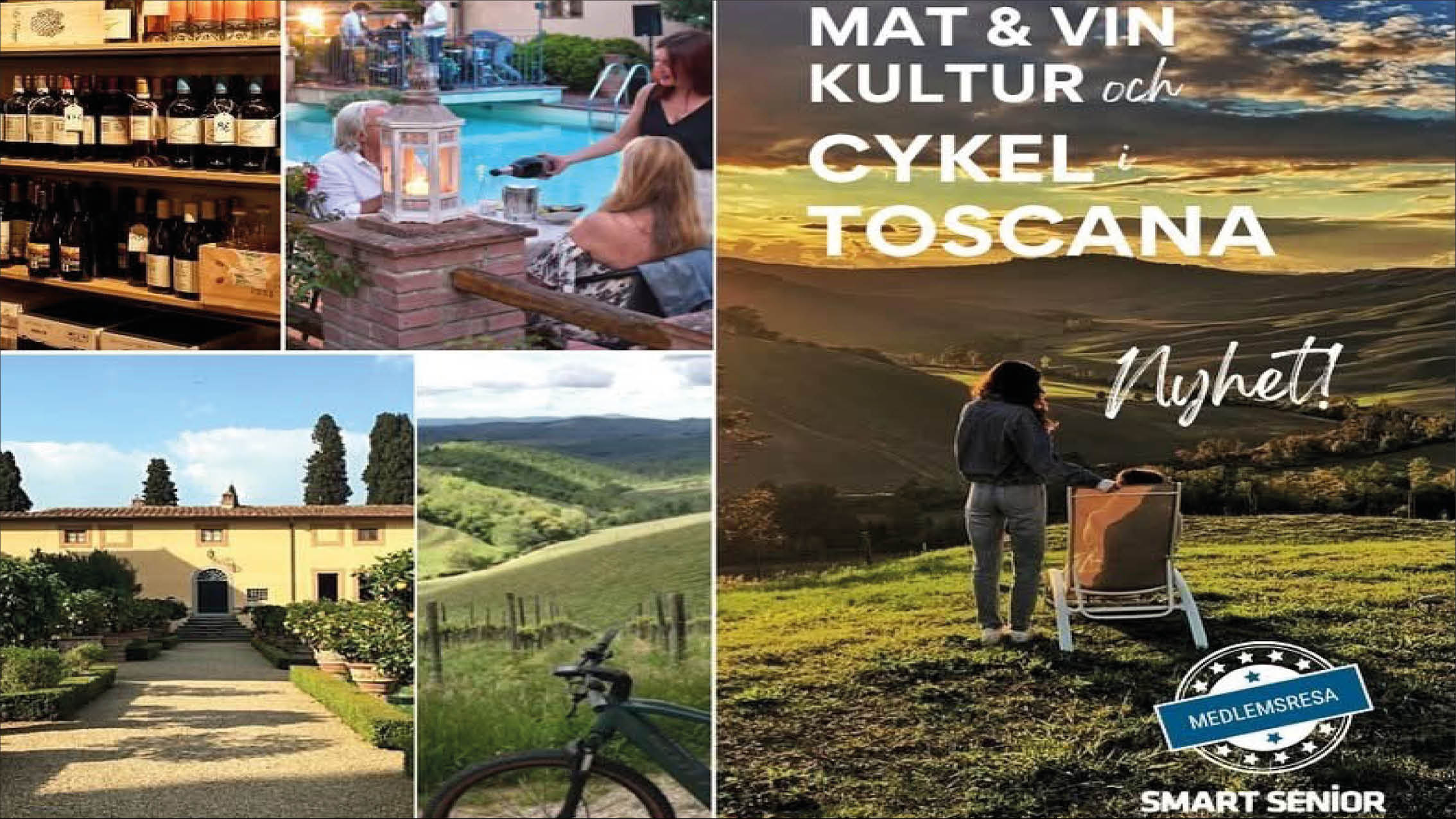 Upplev Toscana med Smart Senior